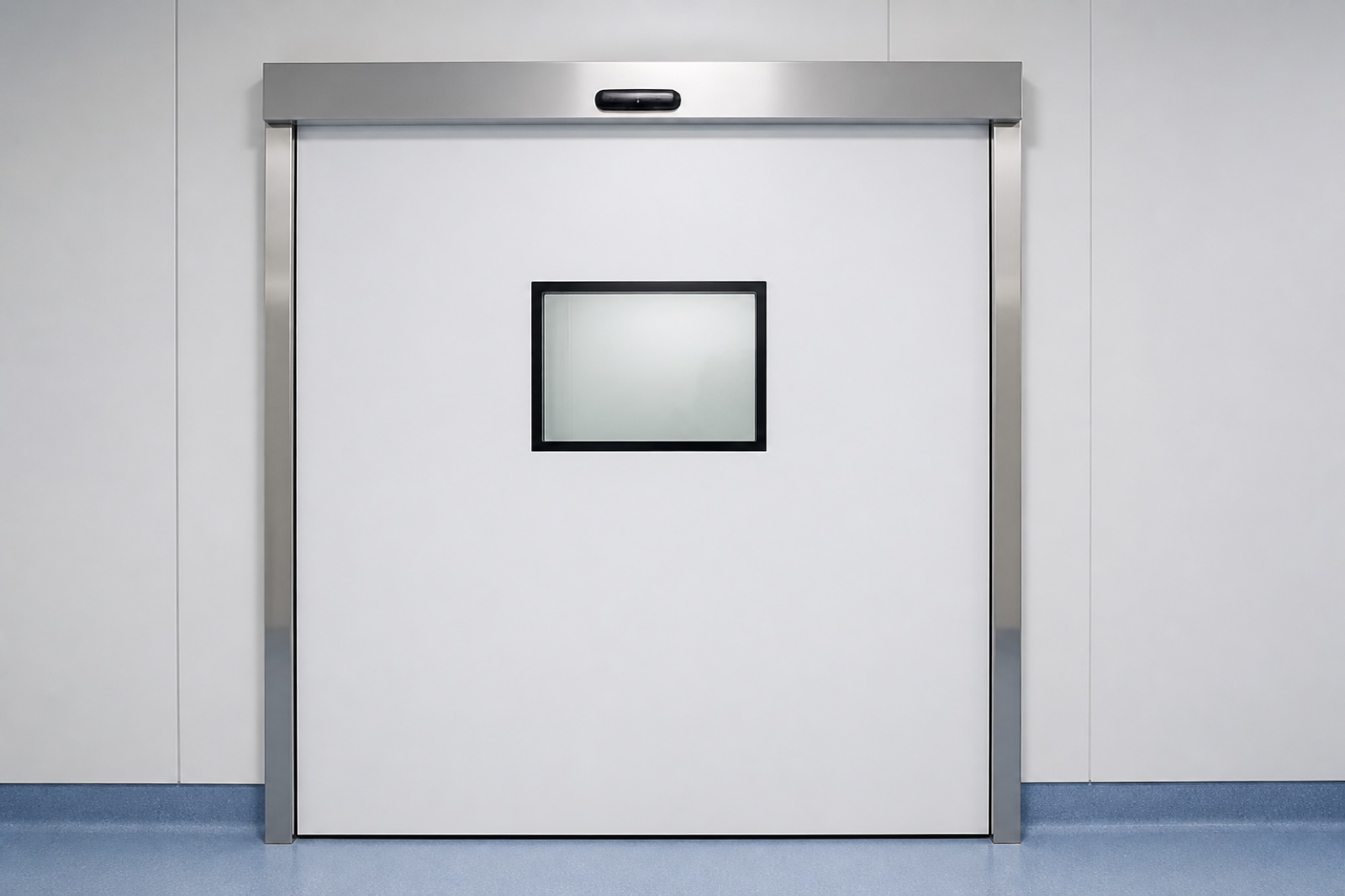 Medical airtight door installed in operating room